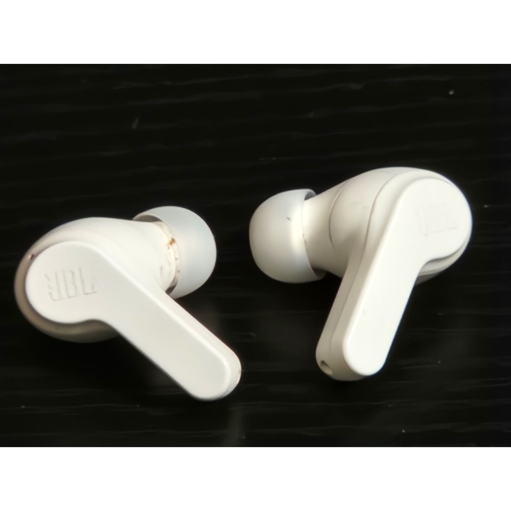 JBL Tune‎ Wireless Earbuds White Bluetooth Noise Cancelling NO CASE